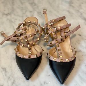 Valentino rockstud kitten heel